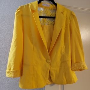 Unique Yellow blazer